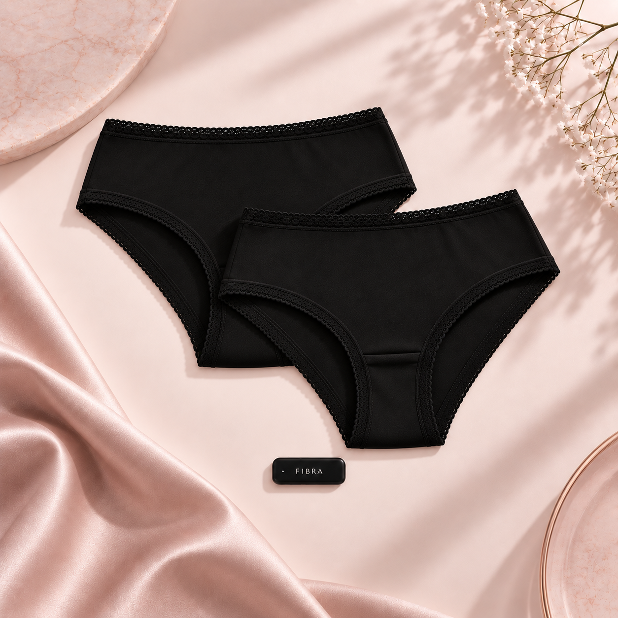 Fibra Everyday - two Fibra underwear and electronic unit